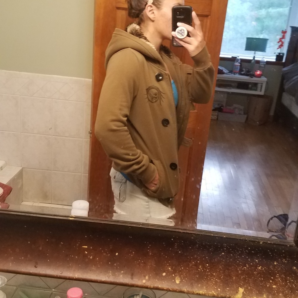 Fox zip up hoodie